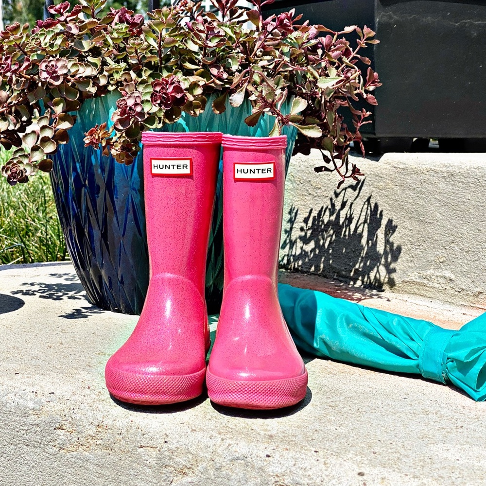 Hunter First Classic Glitter Rain Boot